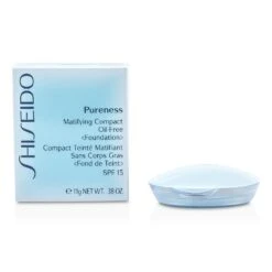 Shiseido Pureness Matifying Compact Oil Free Foundation SPF15 (Case + Refill) - # 40 Natural Beige 11g/0.38oz -Bareminerals || MAC || Shiseido Sales Store 10243381402