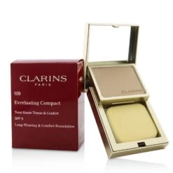 Clarins Everlasting Compact Foundation SPF 9 - # 105 Nude (Unboxed) 10g/0.3oz -Bareminerals || MAC || Shiseido Sales Store 21881180302 413699a9 83e5 44c9 977a 6f3ead1a8bae