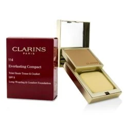 Clarins Everlasting Compact Foundation SPF 9 - # 105 Nude (Unboxed) 10g/0.3oz -Bareminerals || MAC || Shiseido Sales Store 21883480302 e6707a41 9e21 423d 9602 cb52f2450451