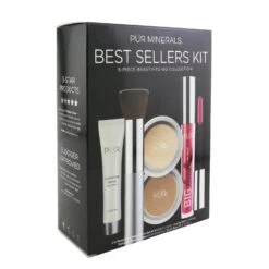 PUR (PurMinerals) Best Sellers Kit (5 Piece Beauty To Go Collection) (1x Primer, 1x Pressed Powder, 1x Bronzer, 1x Mascara, 1x Brush) - # Light 5pcs -Bareminerals || MAC || Shiseido Sales Store 24651781214 2