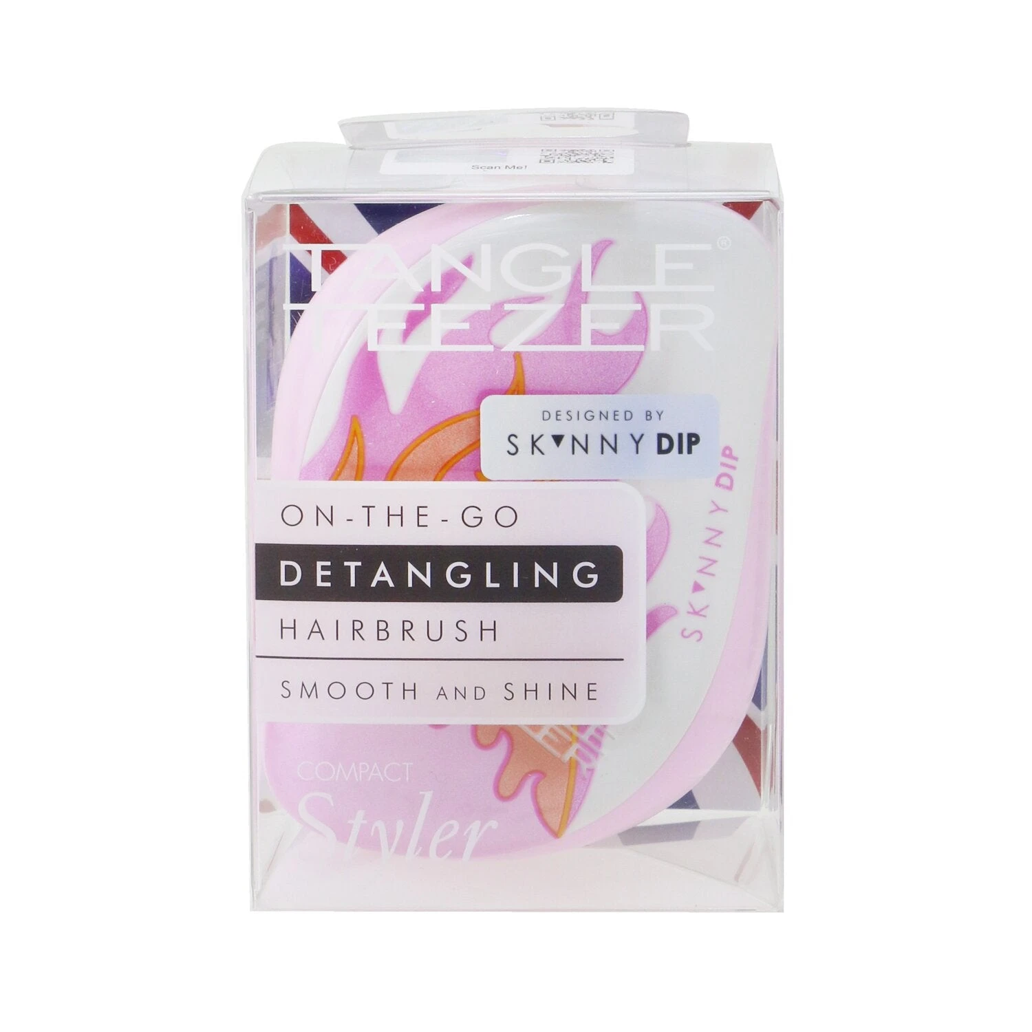 Tangle® Teezer Tangle Teezer Compact Styler On-The-Go Detangling Hair Brush - # Skinny Dip Flames 1pc 4 Tangle® Teezer Tangle Teezer Compact Styler On-The-Go Detangling Hair Brush - # Skinny Dip Flames 1pc - Image 2