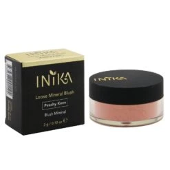 INIKA Organic Loose Mineral Blush- # Peachy Keen 3g/0.1oz 9 INIKA Organic Loose Mineral Blush- # Peachy Keen 3g/0.1oz -Bareminerals || MAC || Shiseido Sales Store 26704193402 1