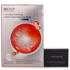 Natural Beauty Natural Beauty BIO UP A-GG Skin Activating Golden Mask 5x25m + Laura Mercier Loose Setting Powder - Translucent 29g 2pcs -Bareminerals || MAC || Shiseido Sales Store 28360278114 1